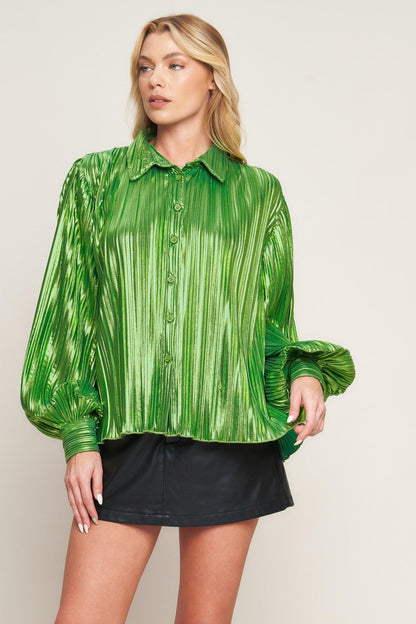RUNWAY TREND FOILED TOP Flying Tomato