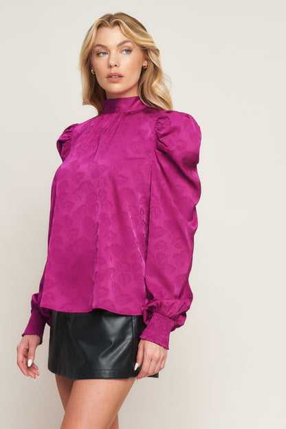 STOLEN GLANCES SATIN TOP Flying Tomato