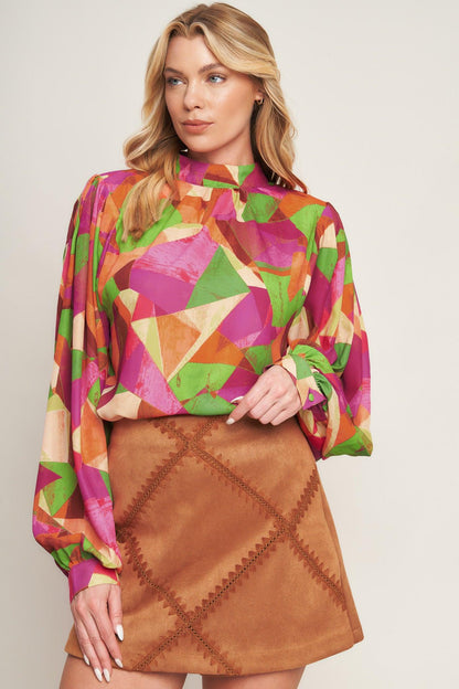 LOOKING AHEAD WOVEN TOP Flying Tomato