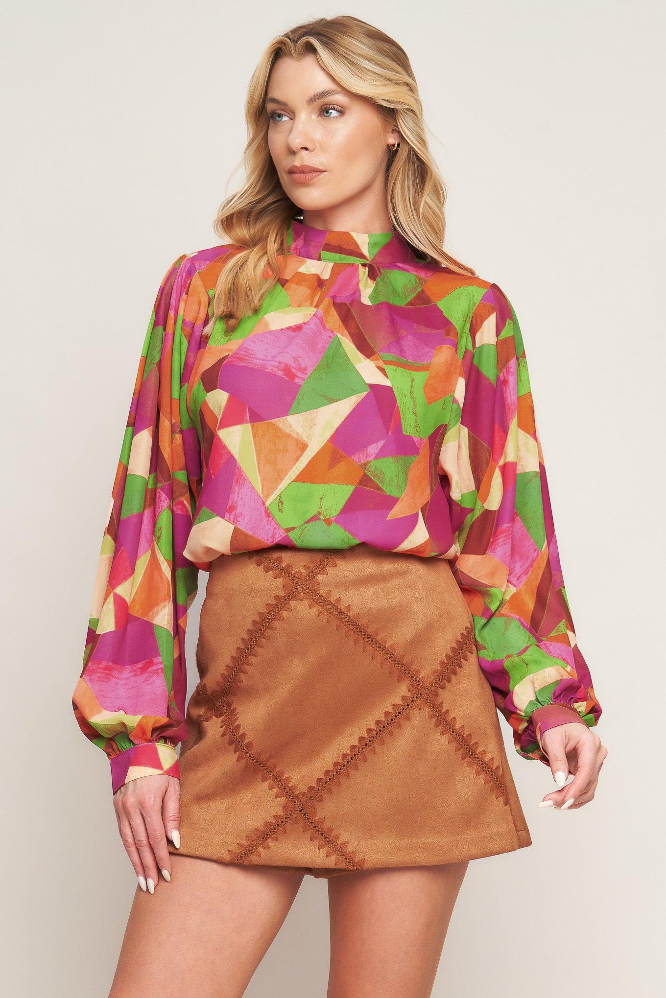LOOKING AHEAD WOVEN TOP Flying Tomato