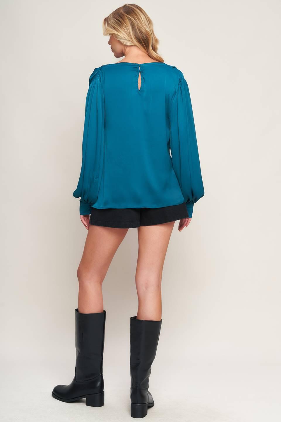 GARDEN SENSATION SATIN TOP Flying Tomato