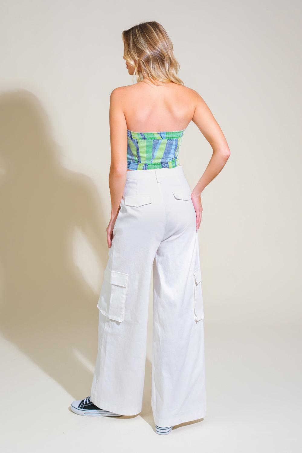 NAVIGATING LIFE DENIM TOP Flying Tomato