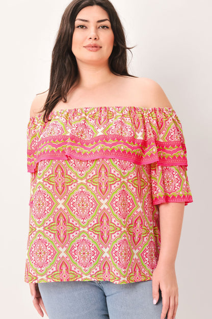 SPREAD CHEER WOVEN TOP Flying Tomato