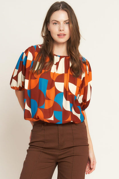 GONE IN A BLINK WOVEN TOP Flying Tomato