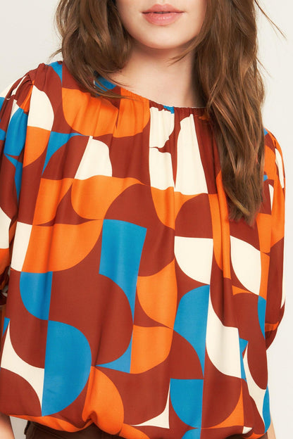 GONE IN A BLINK WOVEN TOP Flying Tomato