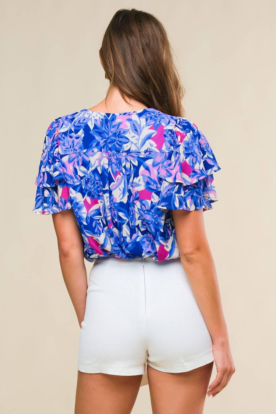 PROMISE OF LOVE WOVEN TOP Flying Tomato
