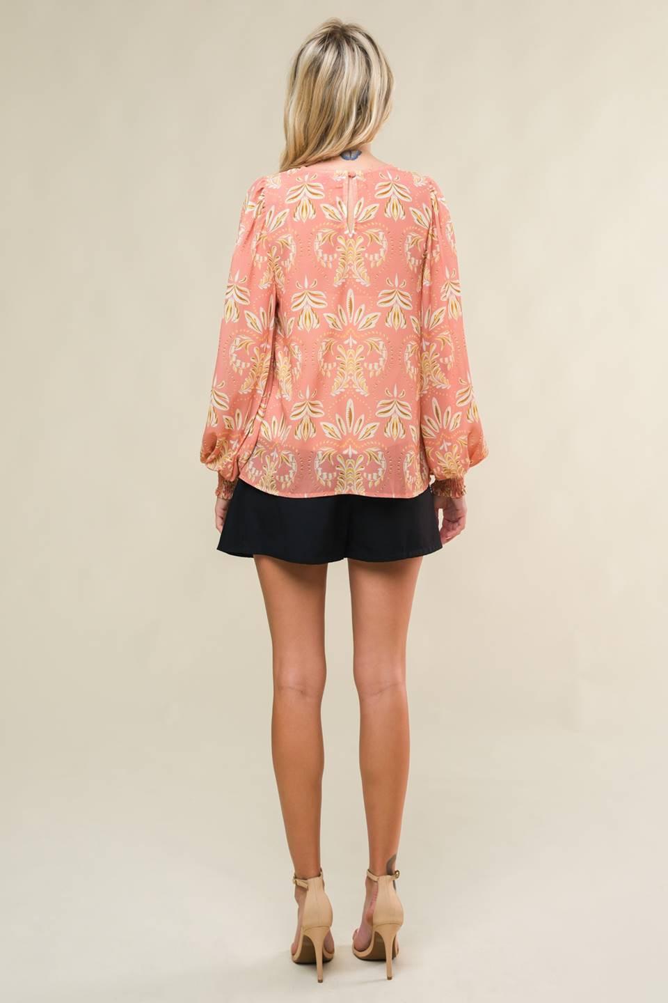 GET THE LOOK WOVEN TOP Flying Tomato