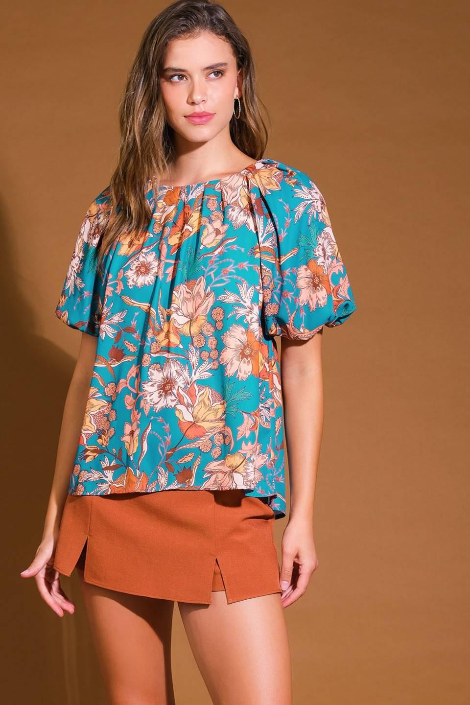 YORK HEIGHTS WOVEN TOP Flying Tomato