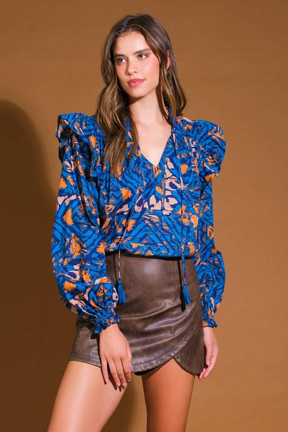 EAGLE CREST WOVEN TOP Flying Tomato
