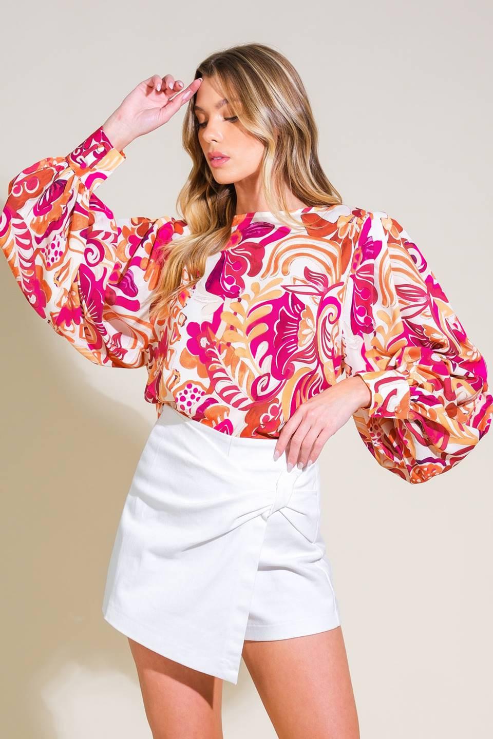 DELICATE TOUCH WOVEN TOP Flying Tomato