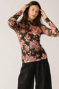 FIRESIDE CHATS STRETCH LACE TOP Flying Tomato
