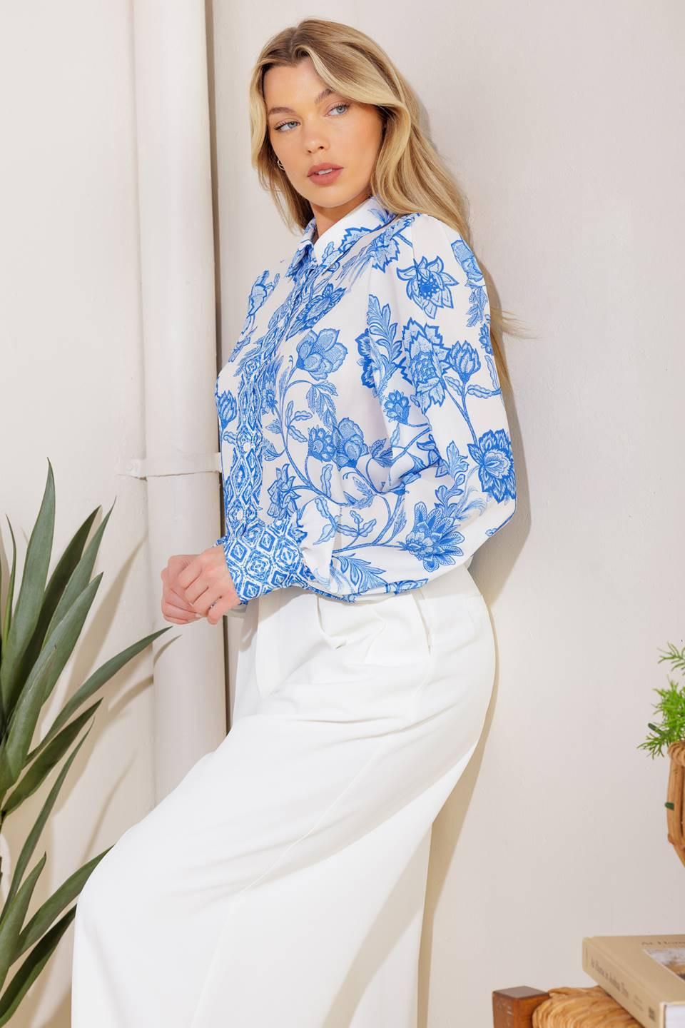 LOVELY DARLING WOVEN TOP Flying Tomato