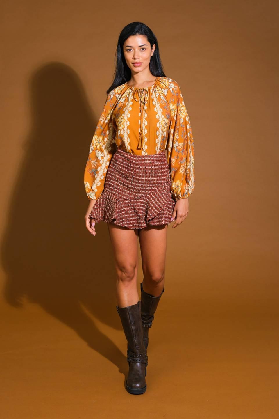 OVER THE HILLS WOVEN TOP Flying Tomato
