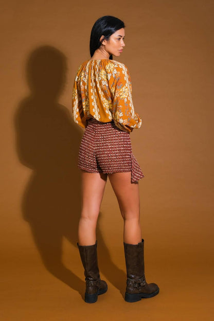 OVER THE HILLS WOVEN TOP Flying Tomato