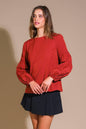 WAVERLY MILLS WOVEN TOP Flying Tomato