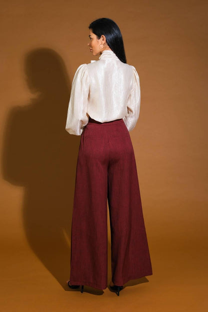 STUNNING  ASPECT WOVEN TOP Flying Tomato