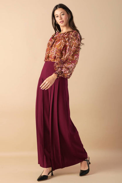 SUNSET STROLL WOVEN TOP Flying Tomato