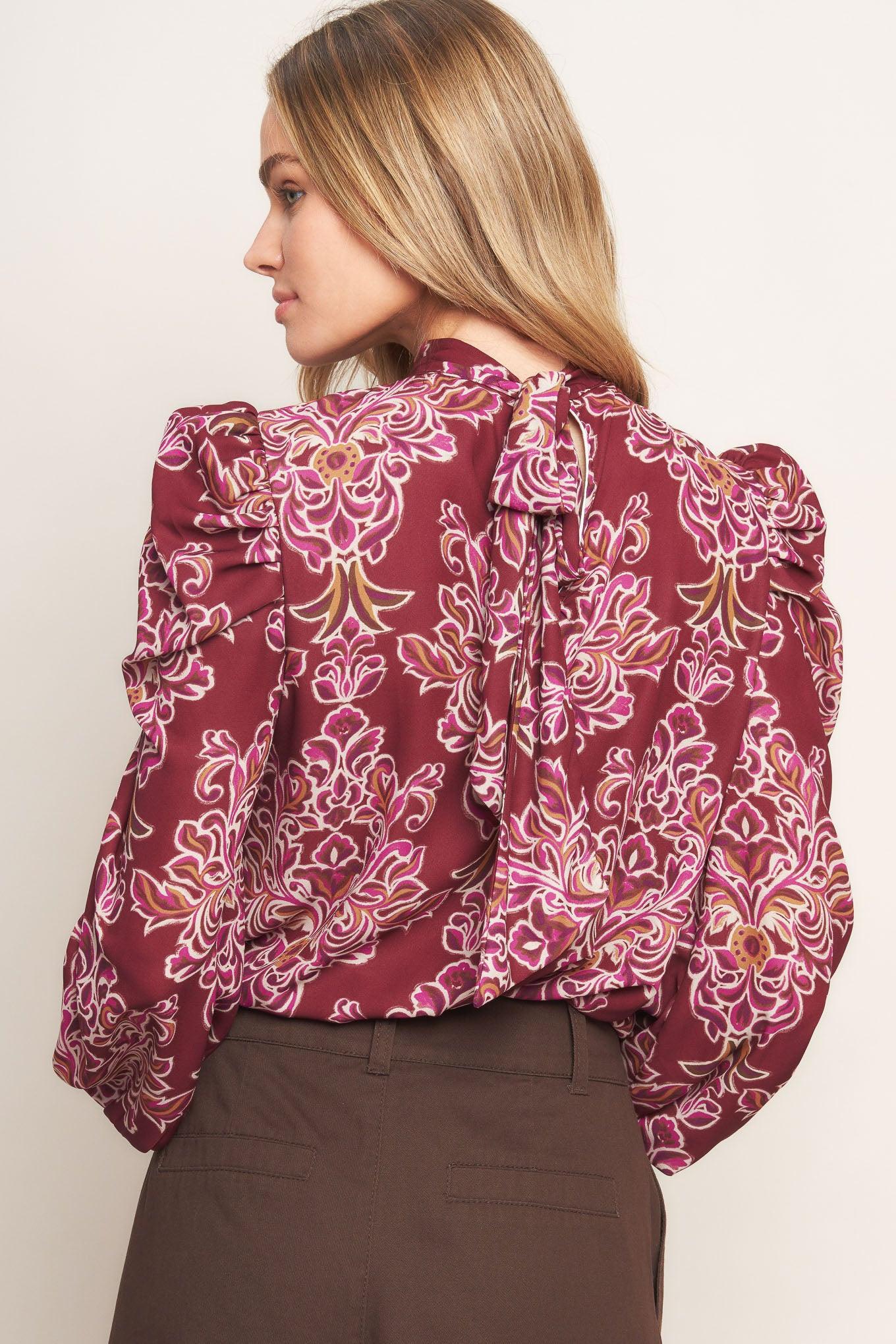 FLOATING ON BY WOVEN TOP Flying Tomato