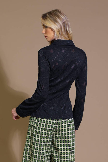 LOVELY PERSPECTIVE LACE TOP Flying Tomato