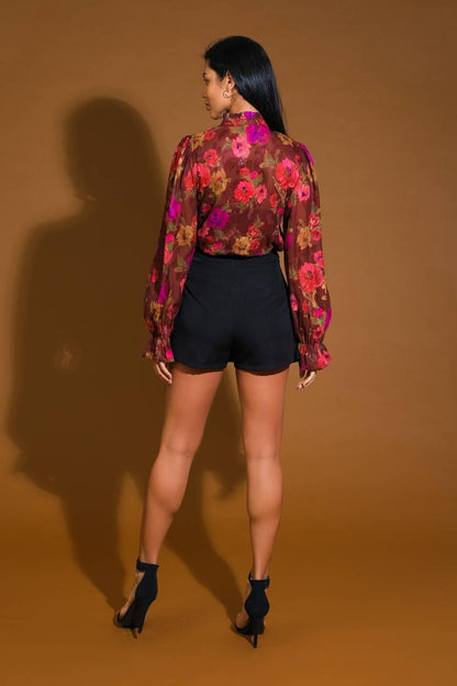 PERFECT STUNNER WOVEN TOP Flying Tomato