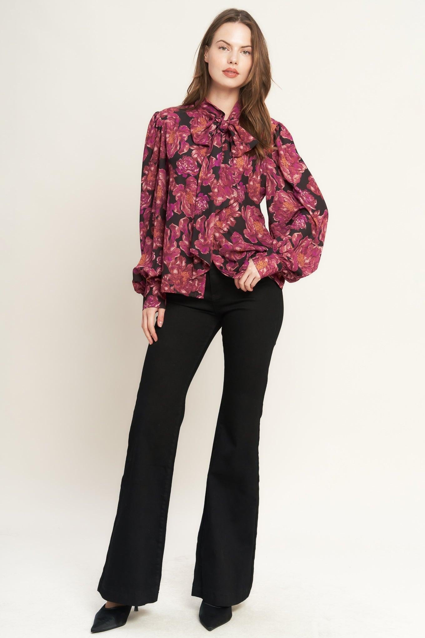 BEAUTIFUL EVENINGS WOVEN BLOUSE Flying Tomato