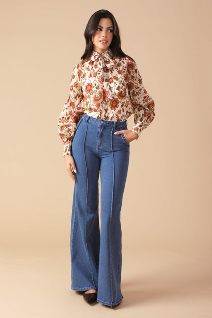 MEMORIES IN FOCUS WOVEN BLOUSE Flying Tomato