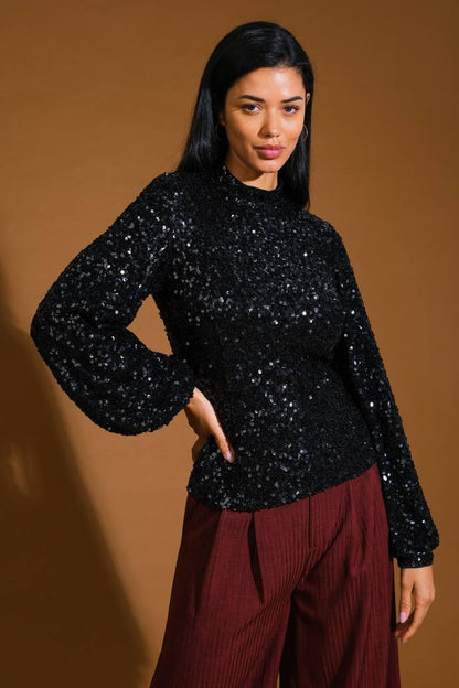 STAY THE SAME SEQUIN TOP Flying Tomato