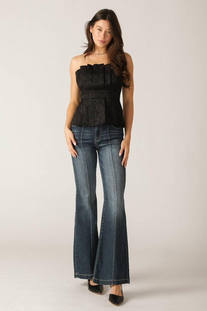 ELEGANT ESSENCE WOVEN TOP Flying Tomato