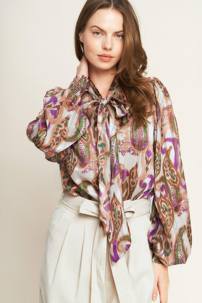 TRY AND TRY AGAIN WOVEN TOP Flying Tomato