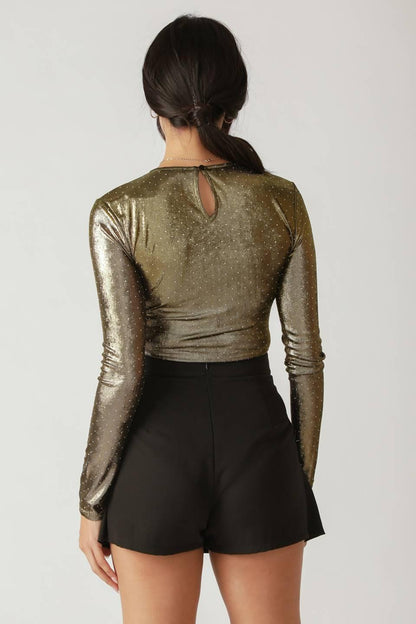 LET'S RIDE EMBELLISHED BODYSUIT Flying Tomato