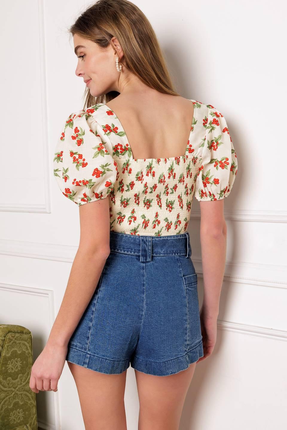 TRULY YOURS WOVEN TOP Flying Tomato