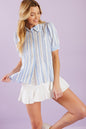 LOVE LETTERS WOVEN TOP Flying Tomato