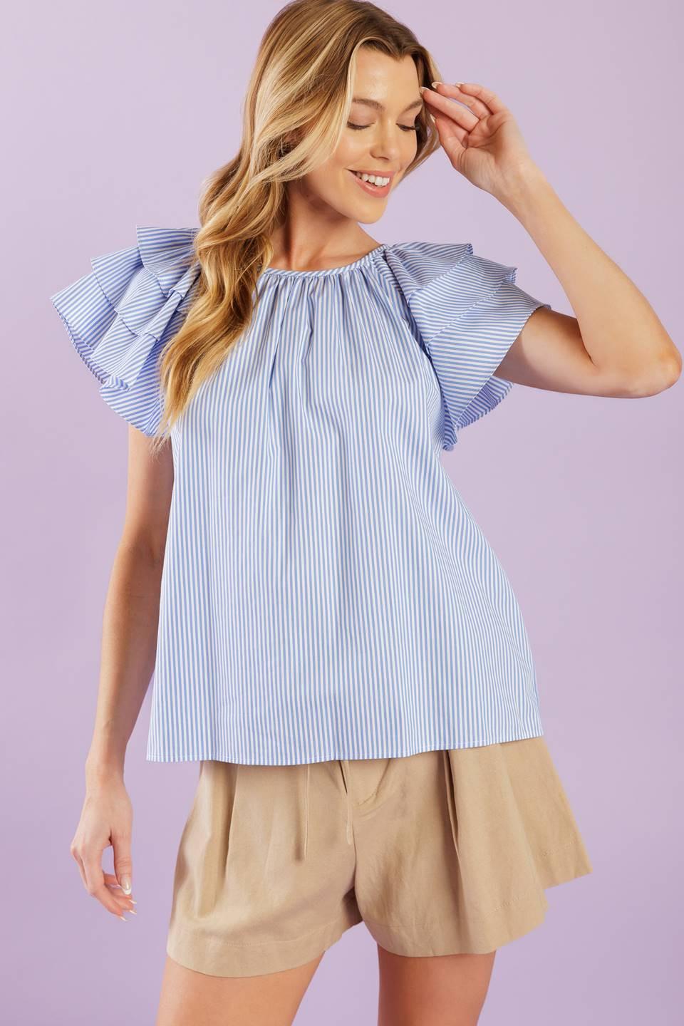 NEED YOU MORE WOVEN TOP Flying Tomato