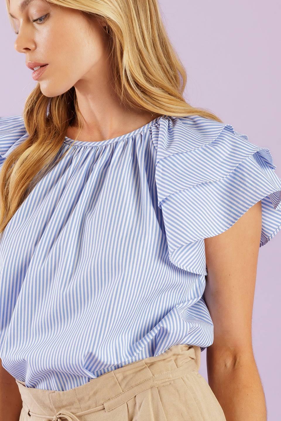 NEED YOU MORE WOVEN TOP Flying Tomato