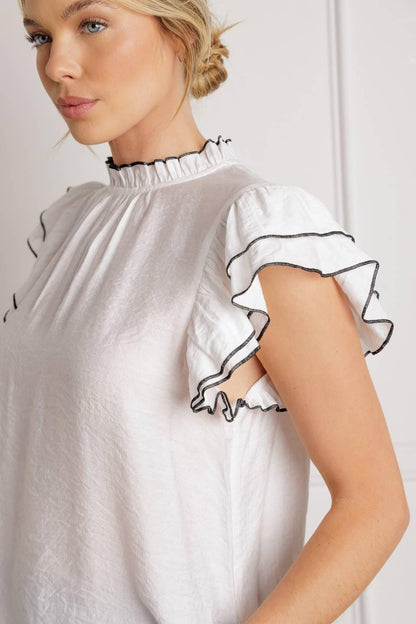 PUSH THE LIMIT WOVEN TOP Flying Tomato