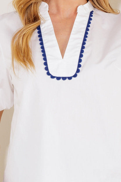 HIGH STANDARDS WOVEN TOP Flying Tomato