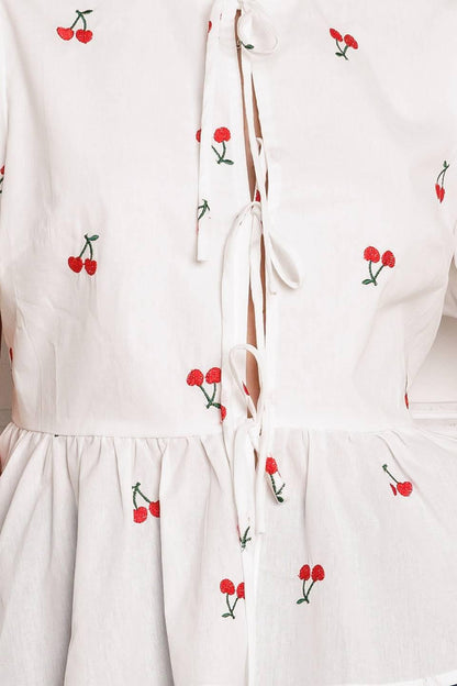 CLOSER THAN EVER WOVEN TOP Flying Tomato