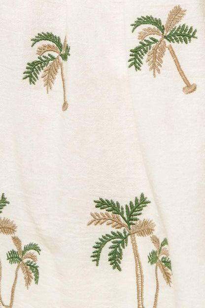 TERRIFIC TIMING IVORY WOVEN TOP AND PANT SET Flying Tomato