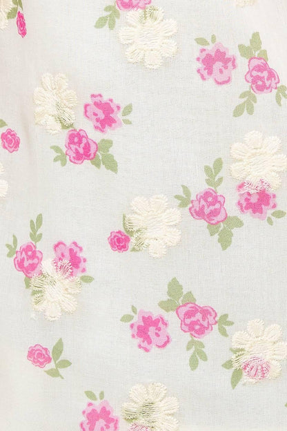 I'LL THINK ABOUT CREAM WOVEN TOP Flying Tomato