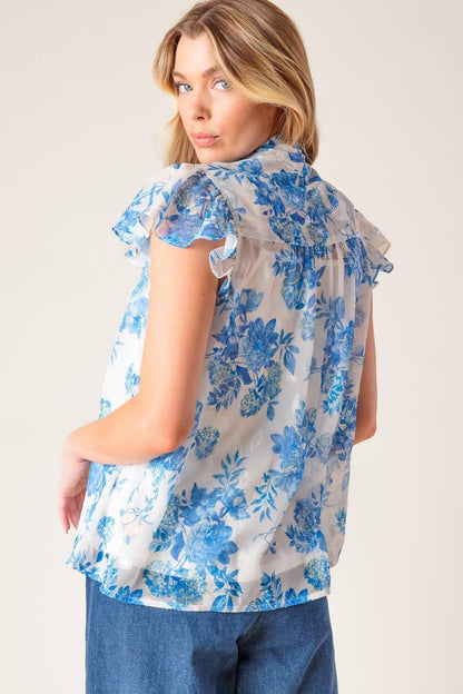BEAUTY ICON WOVEN TOP Flying Tomato