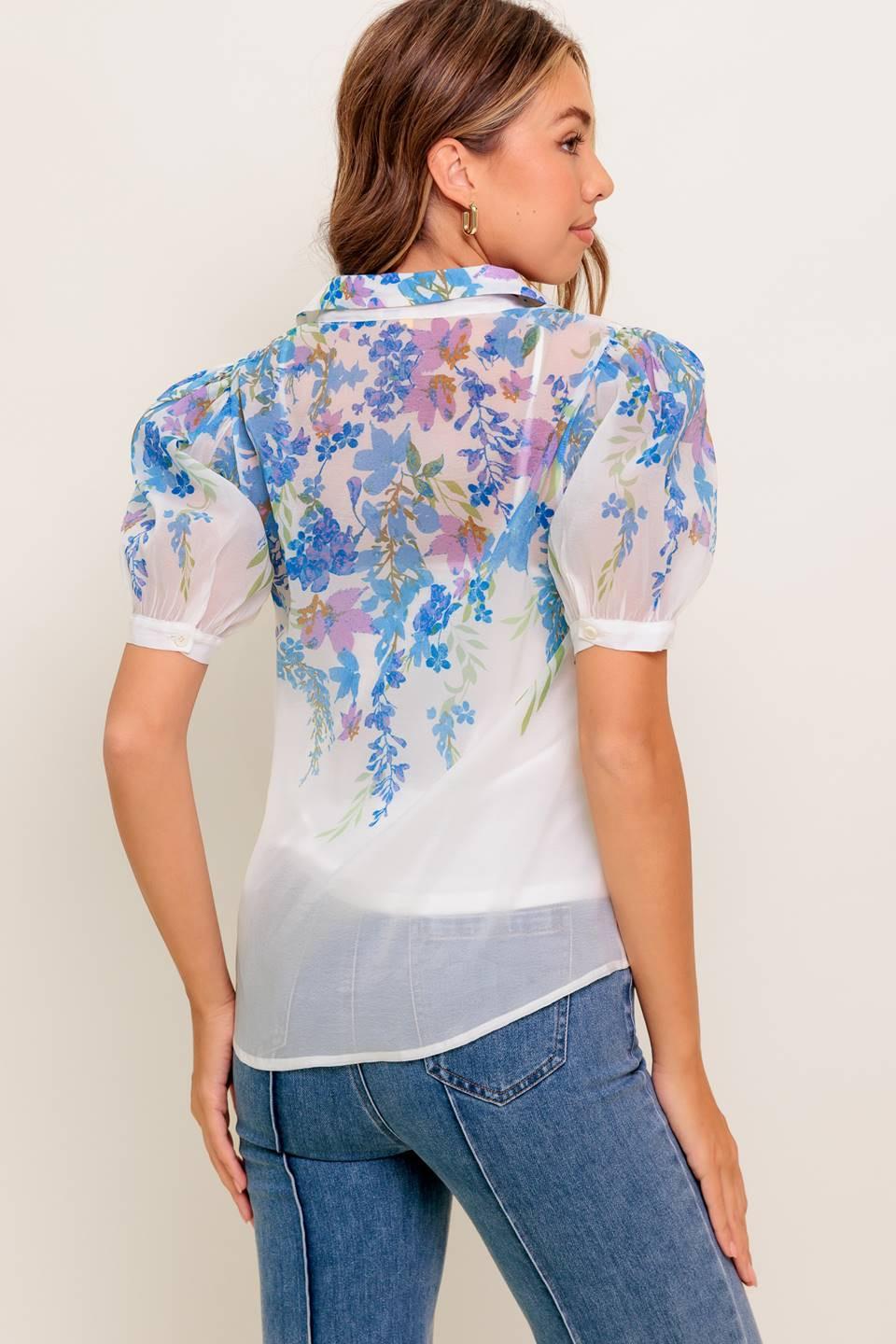 SUNSET SAIL WOVEN TOP Flying Tomato