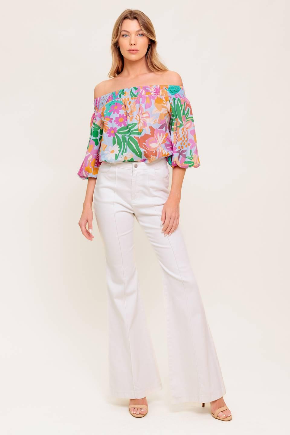 PRECIOUS MOMENT WOVEN TOP Flying Tomato