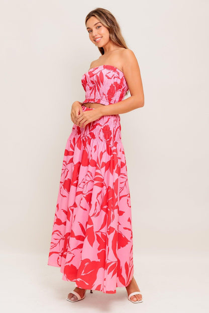 ANYTHING I WANT WOVEN TOP AND SKIRT SET Flying Tomato