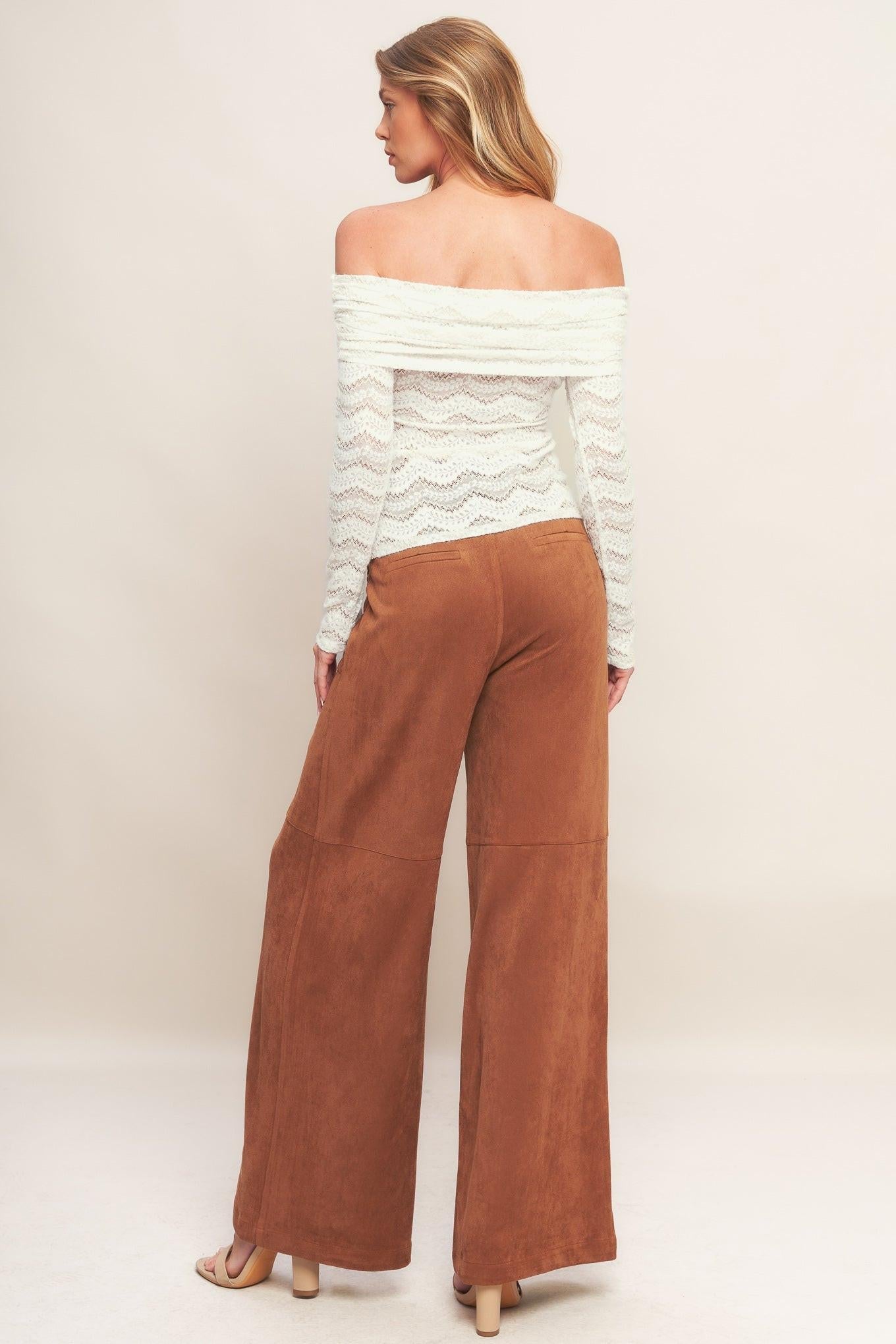 ANGELIC SWEETIE CREAM WOVEN TOP Flying Tomato