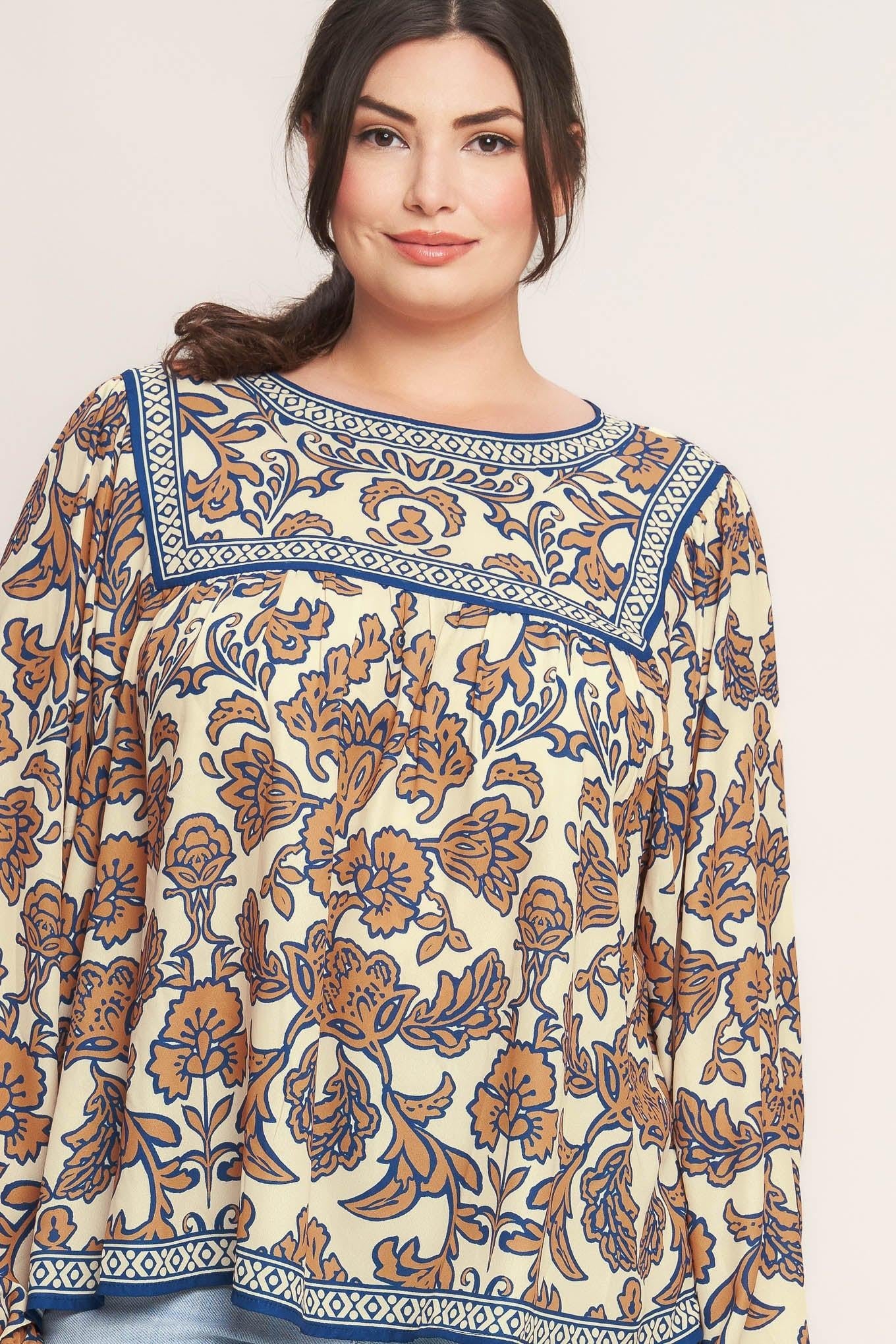 BOHEME MEADOW WOVEN TOP Flying Tomato