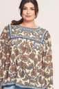 BOHEME MEADOW WOVEN TOP Flying Tomato