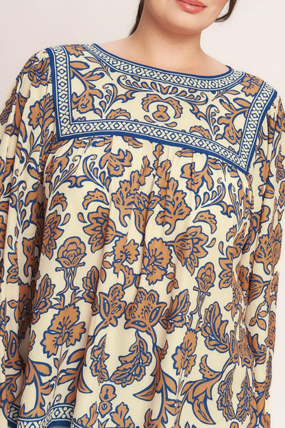 BOHEME MEADOW WOVEN TOP Flying Tomato