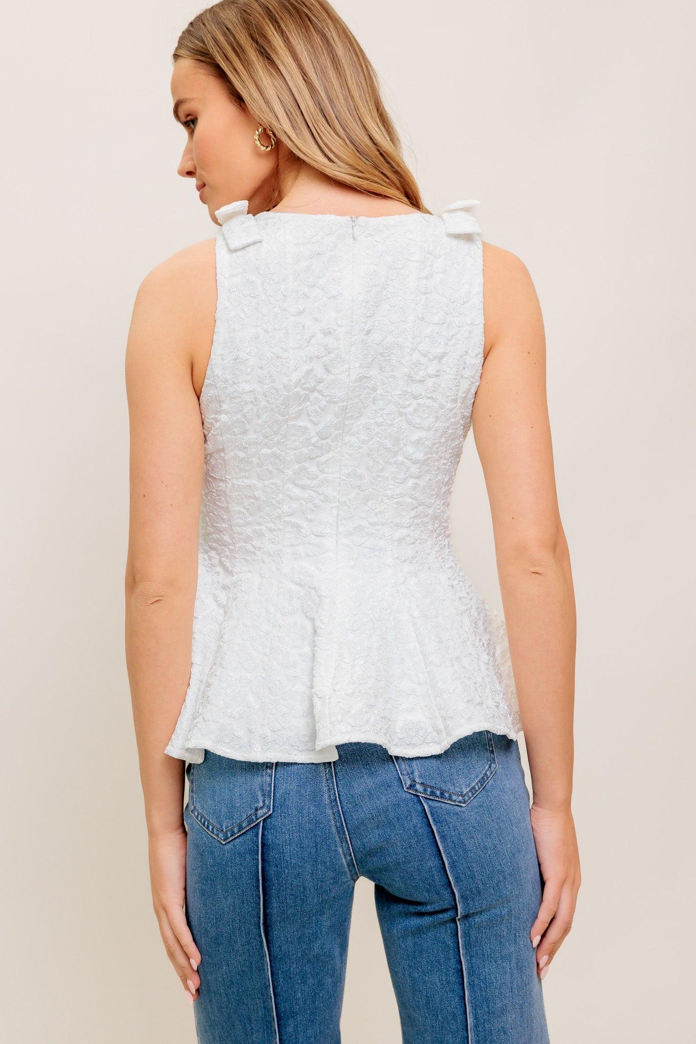 SOFT WHISPER WOVEN TOP Flying Tomato