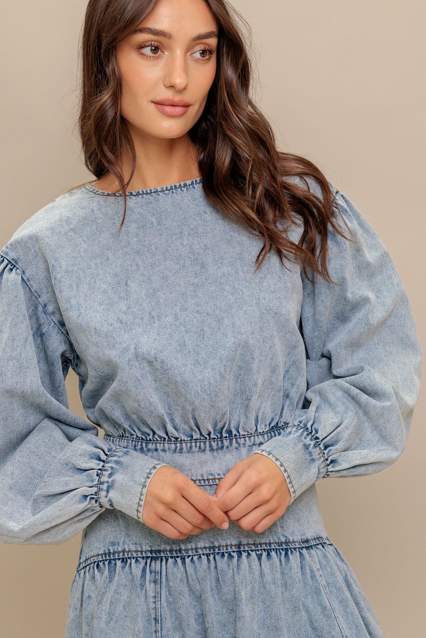 AMERICAN BLEND DENIM TOP Flying Tomato