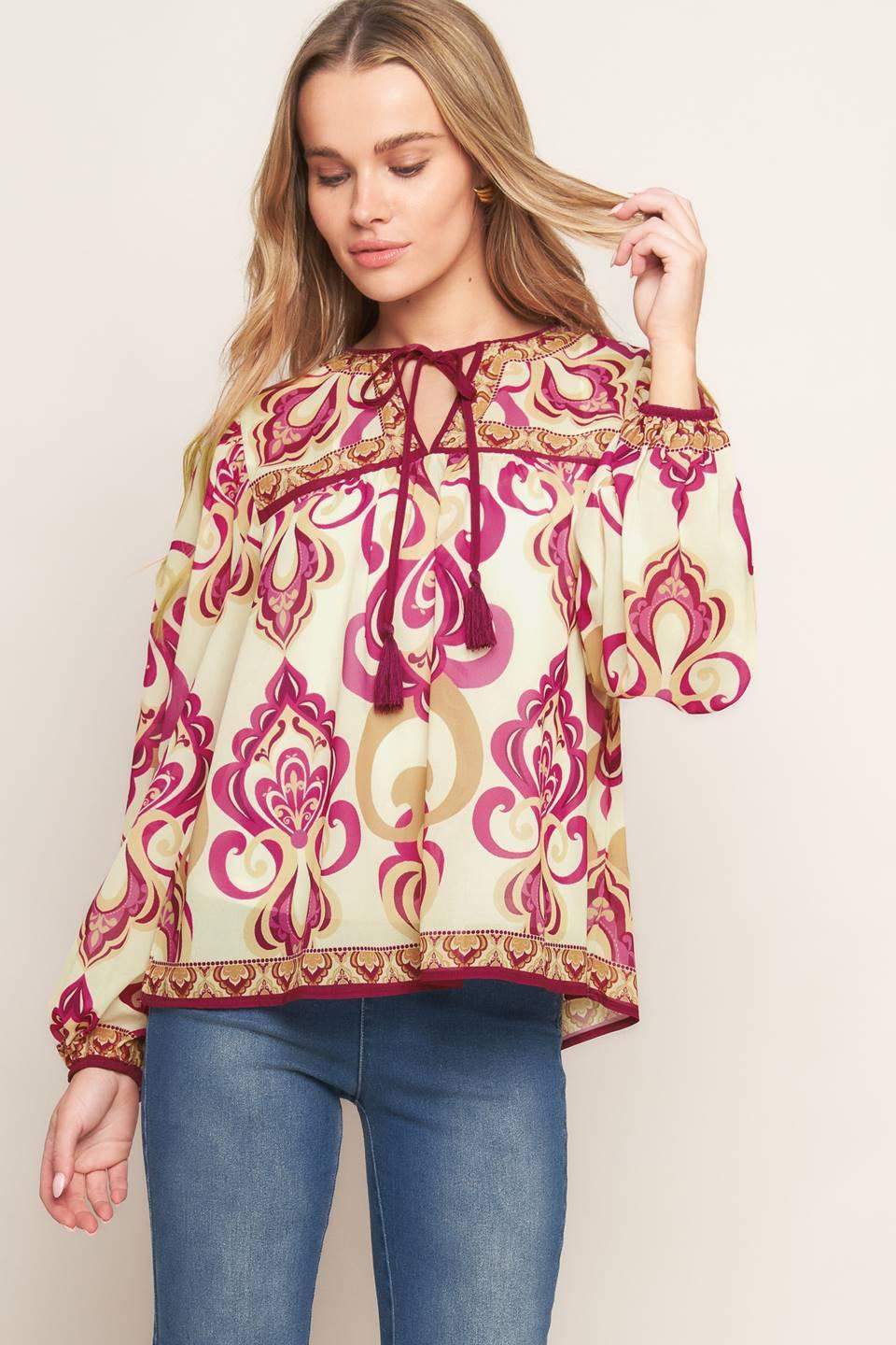 FUSION GROOVE WOVEN TOP Flying Tomato